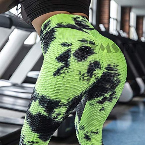 High Waisted Ruched Booty Leggings Workout - Picture 4 of 6